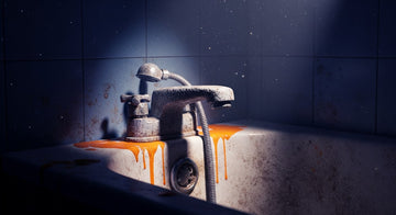 Cleaning The Bathtub