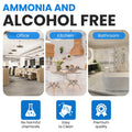 Hard surface cleaner for office, kitchen, and bathroom with ammonia and alcohol free formula, no harmful chemicals, easy to clean, and premium quality