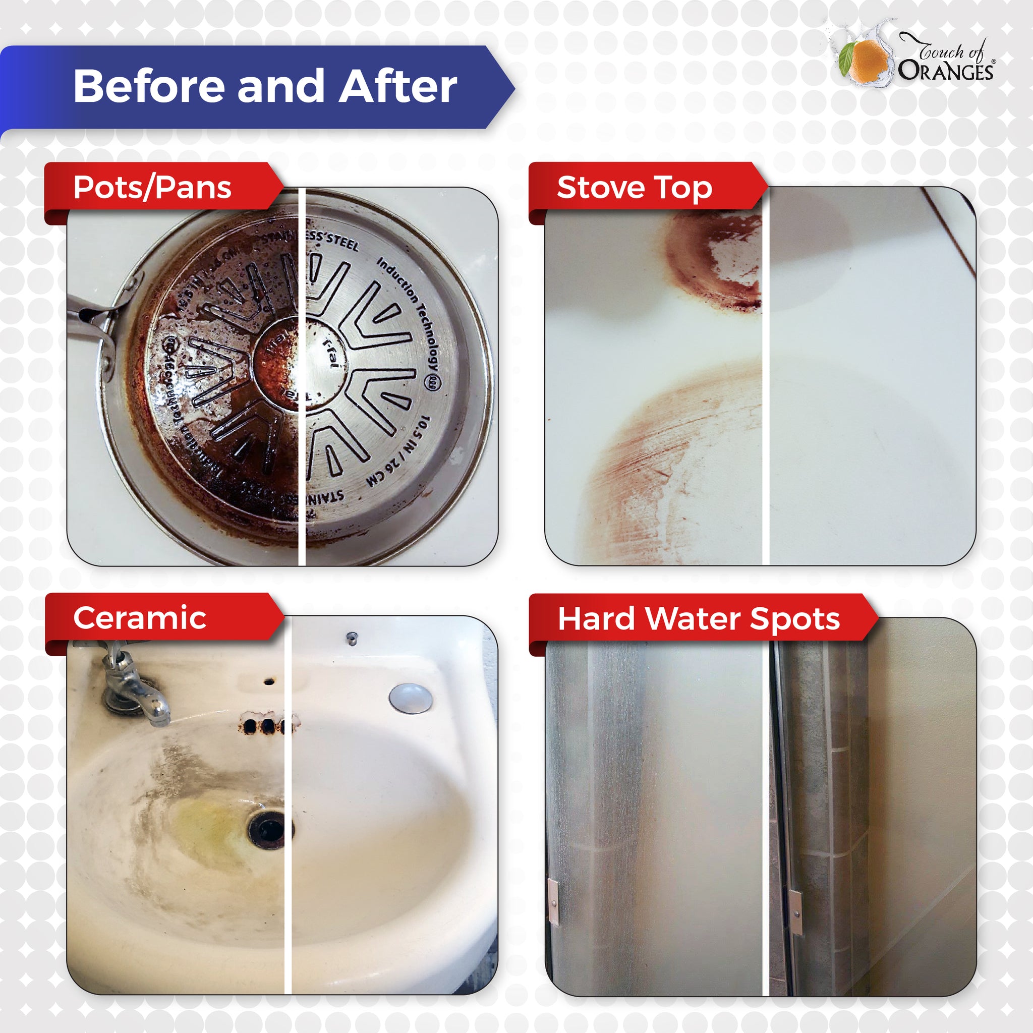 Multi Use Products Bring It On Cleaner Shower Door Cleaner hard water spot remover