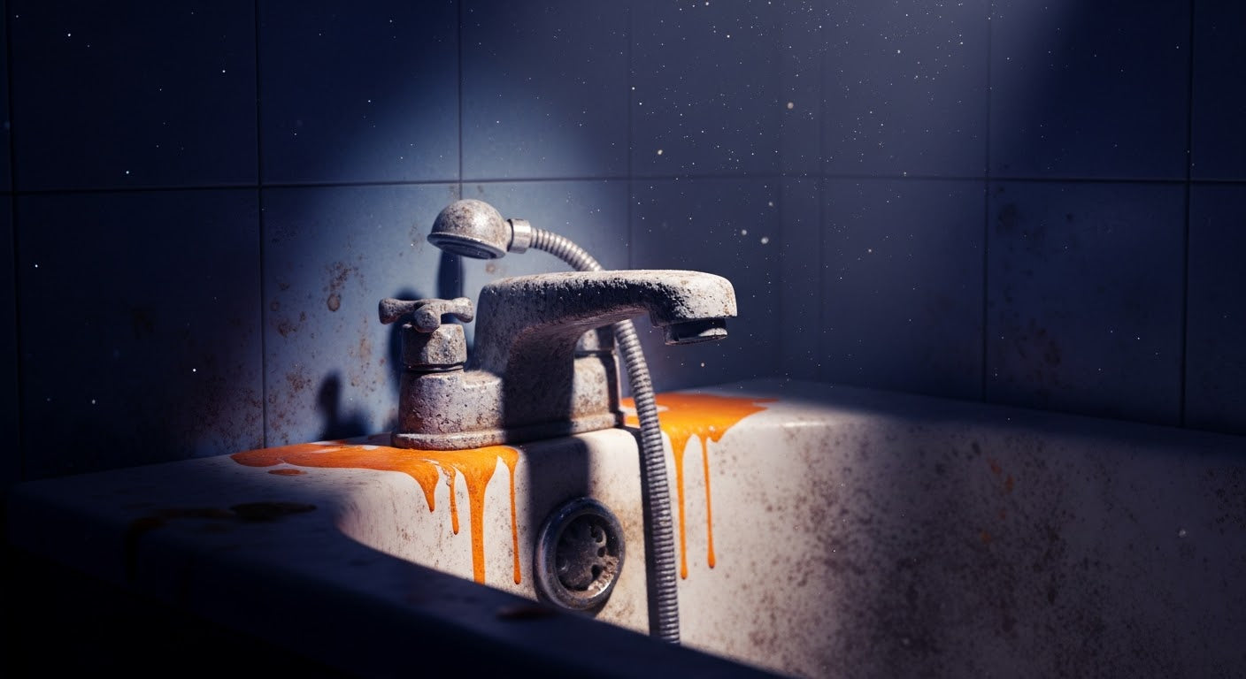 Cleaning The Bathtub