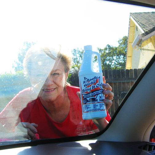 Remove Water Spots on Car Windshields