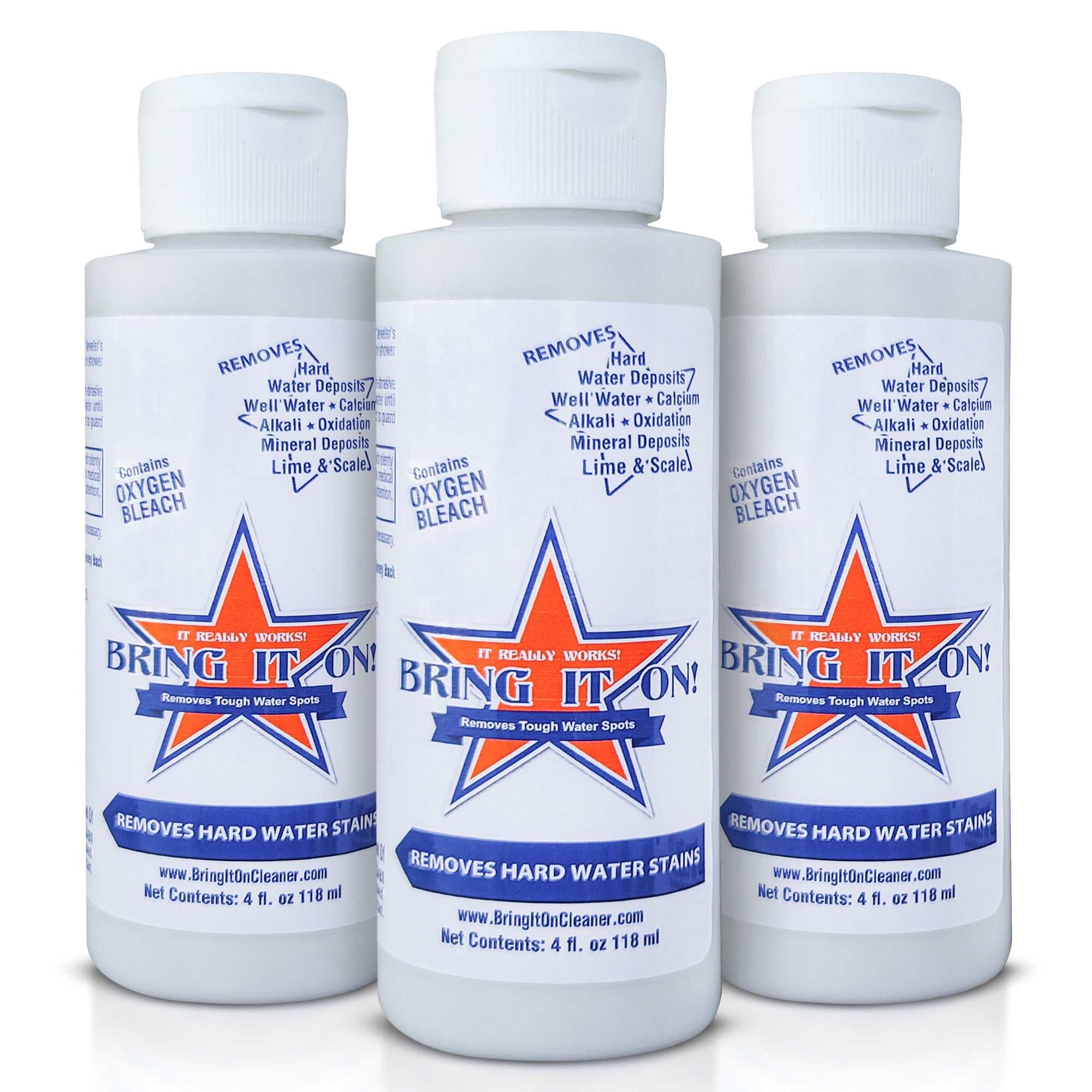 Hard Water Stain Remover - 4 Ounce (3 Pack) Best Hard Water Spot Remov ...