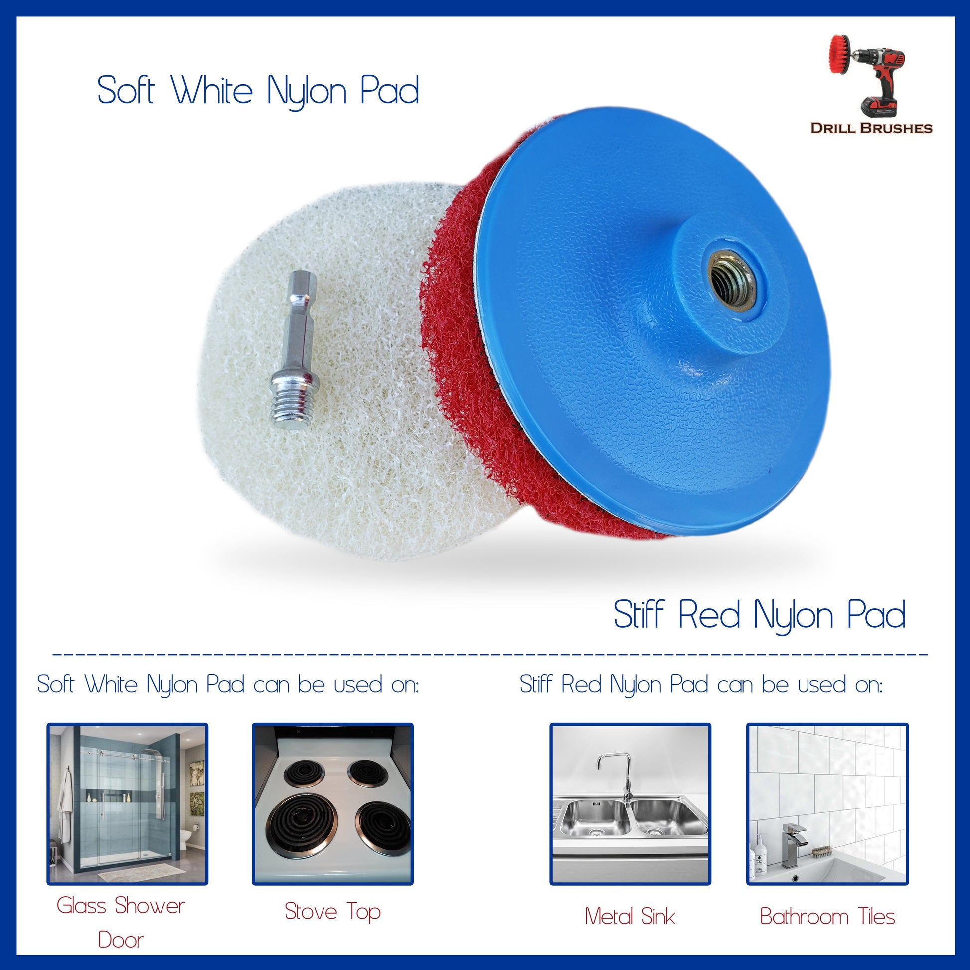 scrubbing drill pads